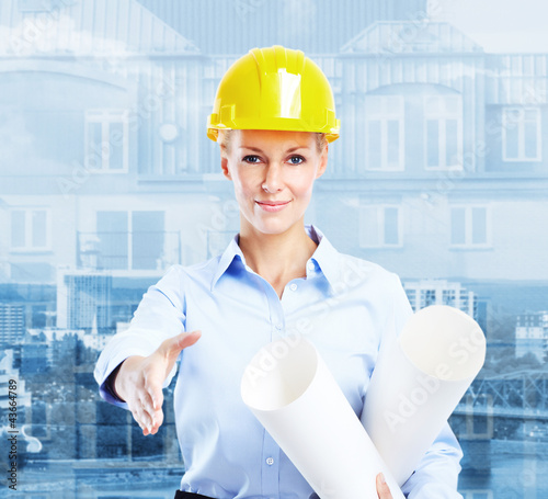 Photo: Woman Architect. Woman Architect.