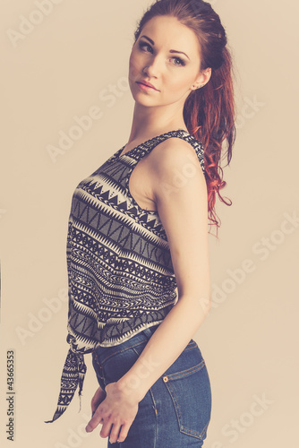 Photo: denim girl denim girl