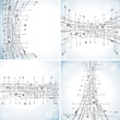 Vector: Set of abstract technology circuit background. Set of abstract technology circuit background.
