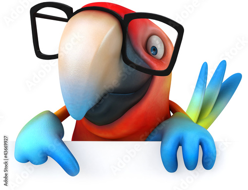 Illustration: Fun parrot Fun parrot