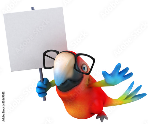 Illustration: Fun parrot Fun parrot