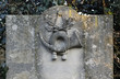 Grabstein mit Posthorn (Friedhof Hameln)
