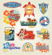 Hawaii Stickers collection