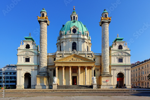 Photo: Vienna - St. Charles's Church - Austria Vienna - St. Charles's Church - Austria