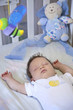 Photo: Bimbo che dorme beatamente nella sua culla Bimbo che dorme beatamente nella sua culla