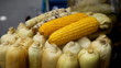 Boiled corn on sale on the streets of Bangkok, Thailand