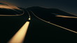 Video: Road trip through the mountains. Color, sunset. Road trip through the mountains. Color, sunset.