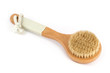 bath brush isolated on white