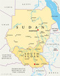 Sudan Map (Sudan Landkarte)
