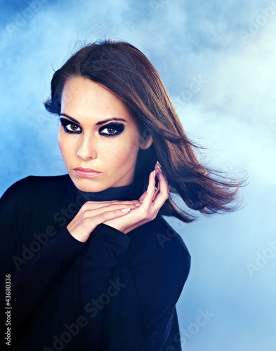 Photo: Fashion studio shot of woman. Fashion studio shot of woman.