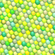3d gloss fish scale green abstract pattern surface
