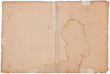 Uraltes antikes Papier ca. 300 Jahre alt