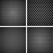 A set of metal grille