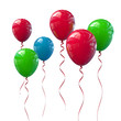Illustration: Bunte Luftballons Bunte Luftballons