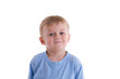 freches grinsen eines Jungen