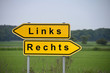Foto: Wegweiser, rechts, links, konträr, Entscheidung, Symbol Wegweiser, rechts, links, konträr, Entscheidung, Symbol