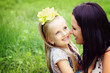 Photo: Happy mother and daughter portrait Happy mother and daughter portrait