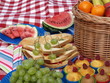 Grapes and watermelon