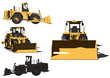 excavator vector illustration