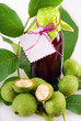 fresh green walnuts and liqueur