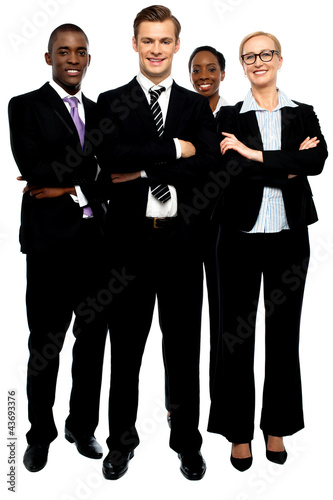 Photo: Group of business people, arms crossed Group of business people, arms crossed