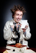 Photo: Funny young scientist Funny young scientist