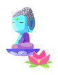 vector icon buddha