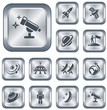 Vector: Space button set Space button set