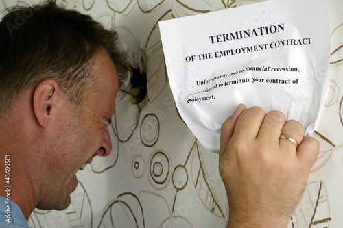 Photo: Frustration at the loss of work Frustration at the loss of work