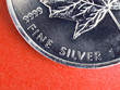 Pure silver coin