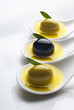 olive green and black olives