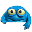 blue cute beast