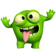 crazy green monster
