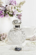 Cameo Earrings With Antique Scent Bottle