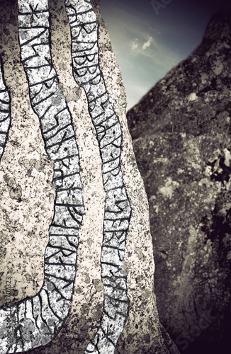 Photo: rune stone rune stone
