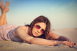 Girl lying