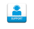 Boton cuadrado blanco SUPPORT
