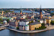 Classic view of Stockholm, Sweden