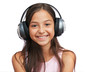 Attractive girl with headphones