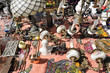 Photo: Various antiques and lamps for sale at Aachen flea market Various antiques and lamps for sale at Aachen flea market