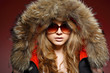 A photo of sexual beautiful girl is in fashion style