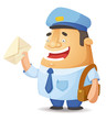 Vector: Postal Worker Postal Worker