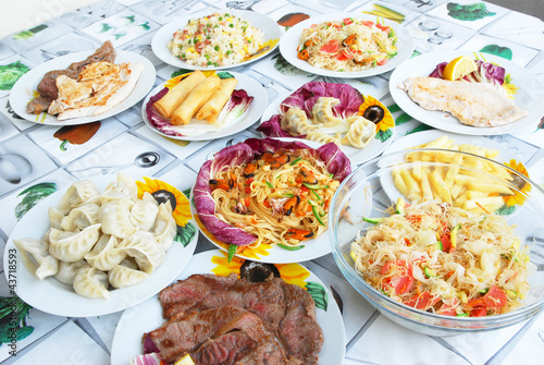 Photo: Chinese foods Chinese foods