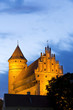 Sights of Poland. Olsztyn Old Town with Gothic castle.