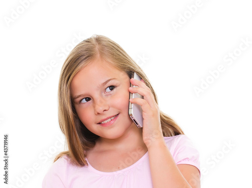 Photo: Girl with iPhone. Girl with iPhone.