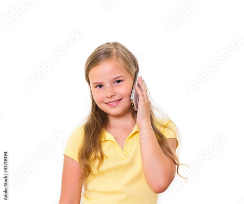 Photo: Girl with iPhone. Girl with iPhone.