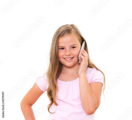 Photo: Girl with iPhone. Girl with iPhone.