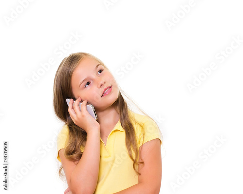 Photo: Girl with iPhone. Girl with iPhone.