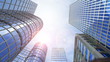 Video: animated growing transforming buildings with flying butterfly animated growing transforming buildings with flying butterfly