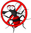 stop mosquito cartoon